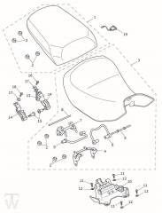 Sitze Tiger 1200 Alpine ab AV5527