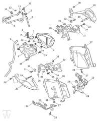 Kühler Verkleidung Tiger 1200 Desert ab AV5527