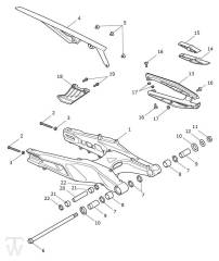 Schwinge Tiger 900 Rally Pro bis BP4995