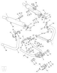 Auspuff Bonneville T120 Black ab CM2828