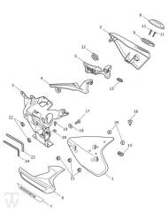 Seitenverkleidung Rocket 3 R Evil Knievel
