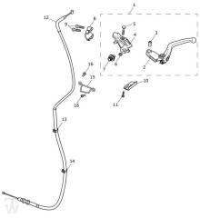 Kupplungsarmatur Scrambler 1200 XE von BP0885 CL1736