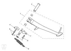 Seitenständer Scrambler 1200 XE von BP0885 CL1736