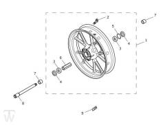 Vorderrad Speed Twin 1200 TFC