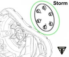 Clutch Cover Storm Thunderbird Night/Storm