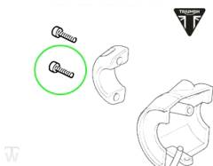 Clamp Handlebar Screw Thunderbird 1600 & 1700