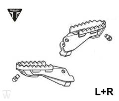 Fussrasten Set (2Stk.) Tiger 800