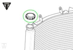 Kühlerdeckel (nur 2x lagernd) Street Triple R & RX ab FIN 560477