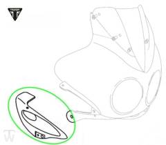 Indicator, Bracket Right Tiger 955i (Cast Wheel)