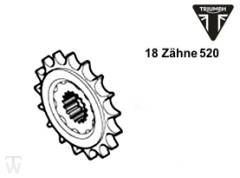 Ritzel 18 Zähne 520 Bonneville T100 EFI & EFI Black