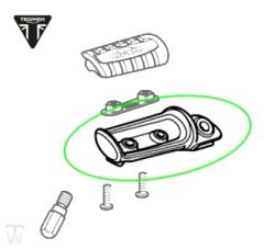 Footrest front Right Thruxton 1200